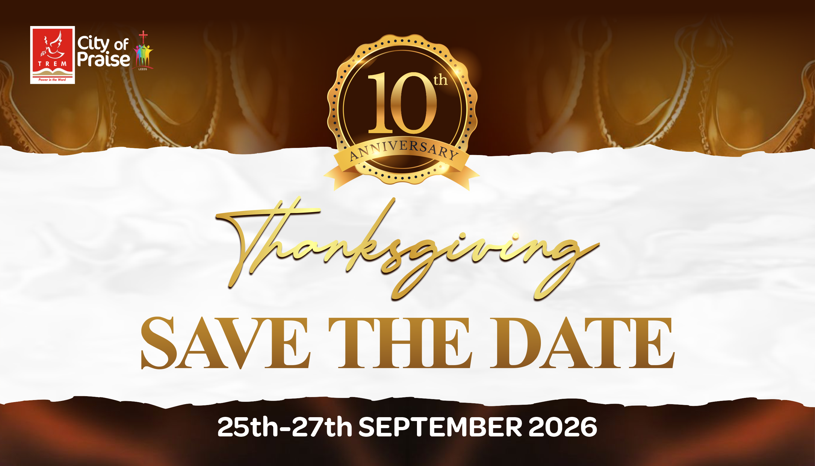 10th Anniversary Thanksgiving